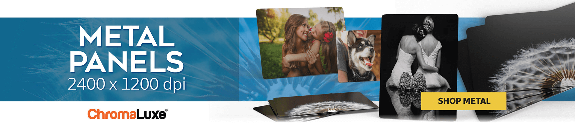 custom printing metal photo panels