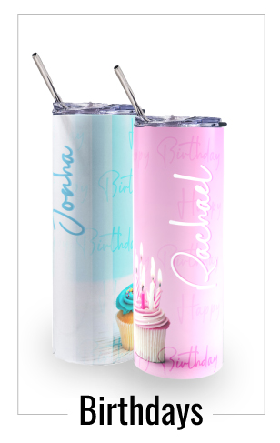 Personalized Birthday Tumblers for sale