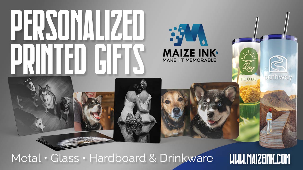 Personalized Printed Gifts | Metal, Glass, Hardboard and Drinkware